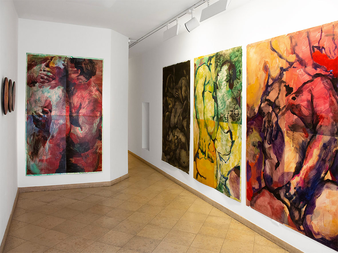 Mucho Muchachos, Solo Show by Maria Giovanna Zanella @ Traffic G. 2022, Installation View - ph by Zoe Rigante copia